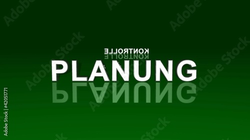 Text Rotation - Analyse Planung Durchführung Kontrolle Grün 1