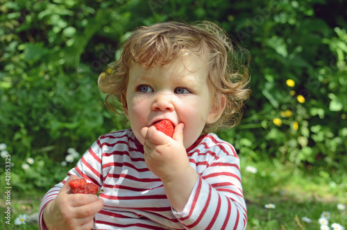 manger des fraises