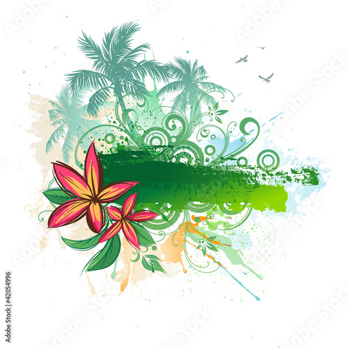 Tropical abstract background