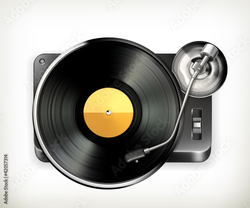 Phonograph turntable