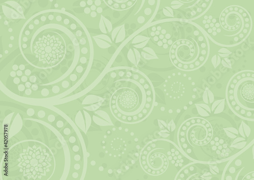 green background