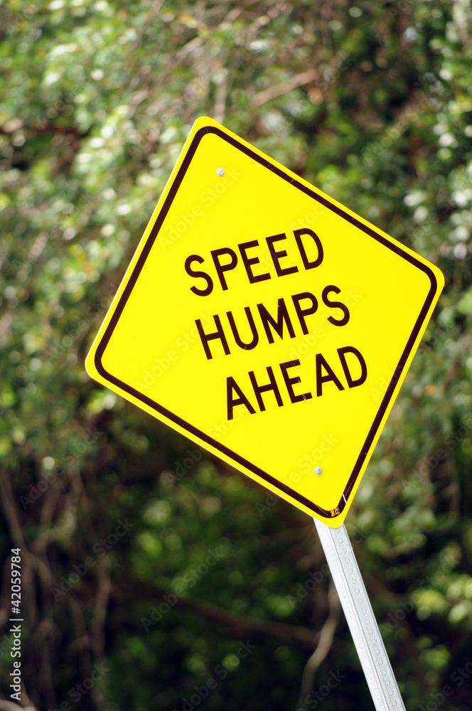 Speed humps ahead