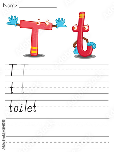 Alphabet sheet