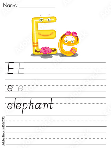 Alphabet sheet