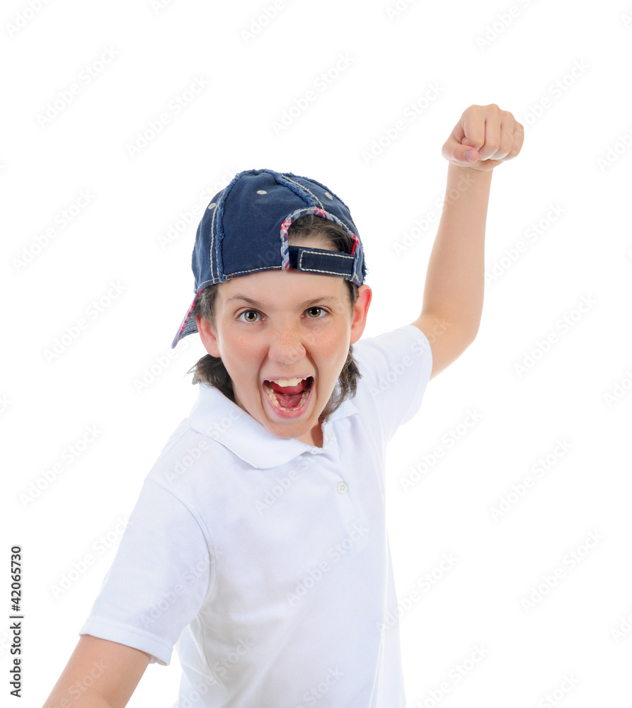 Angry little boy Angry little boy