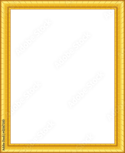 Golden framework. Picture frame.