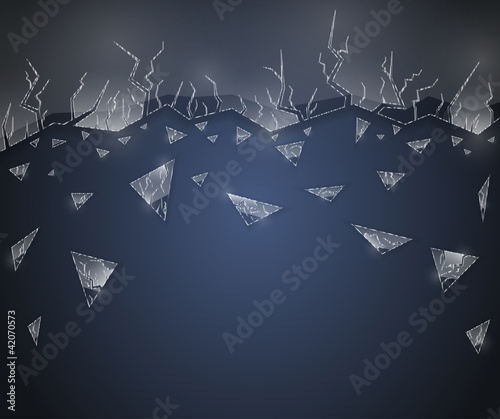 Background with glass