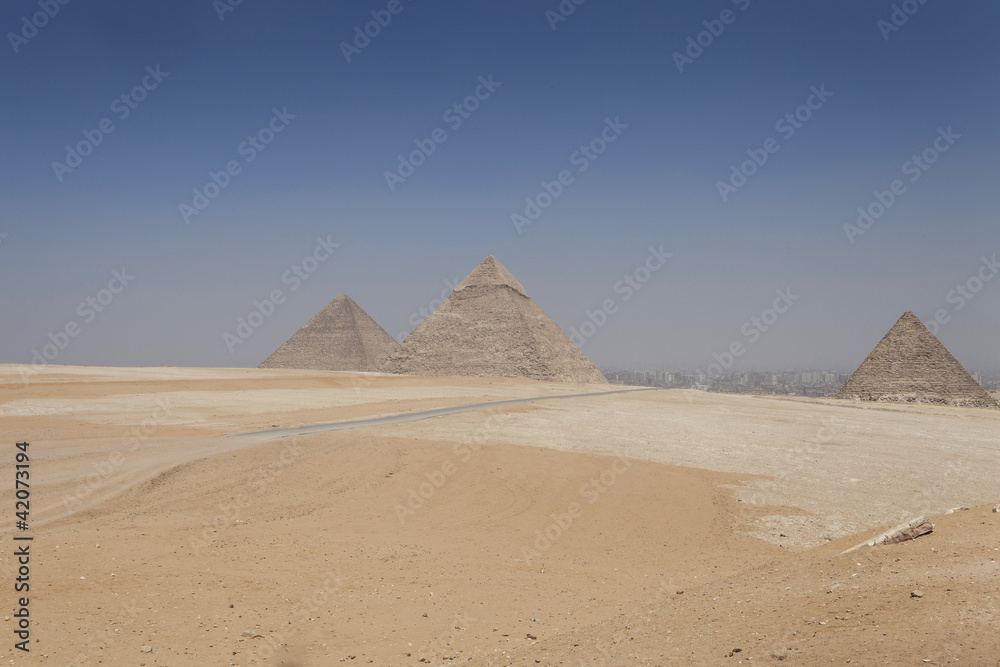 Unusual View Of The Pyramids Of Cairo Egypy Unusual View Of The Pyramids Of Cairo Egypy