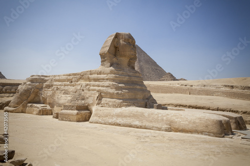 Views Of The Sphinx At Cairo Giza Egypt