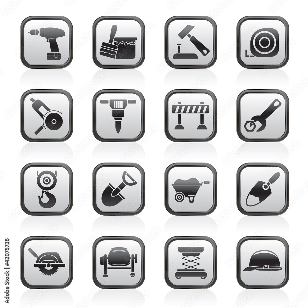 building and construction icons - vector icon set building and construction icons - vector icon set