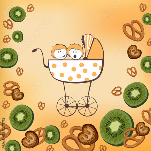 parm and kiwi fruits