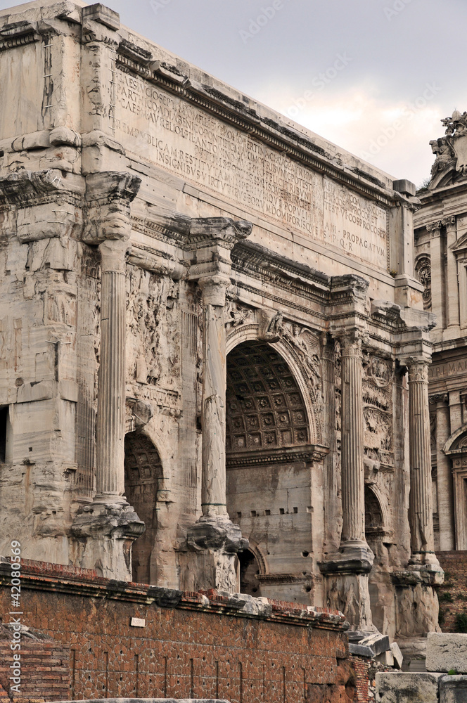 Roma, Fori Imperiali - Arco di Settimio Severo