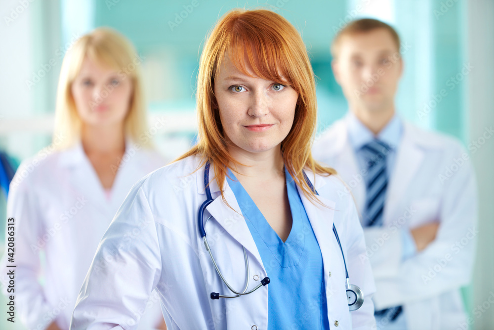 Fototapeta premium Female practitioner