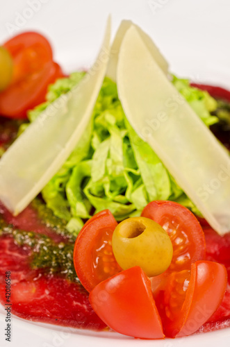 Meat carpaccio