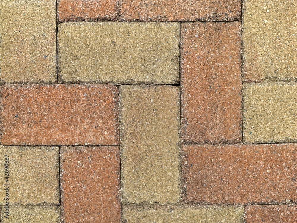 Fototapeta premium Paver brick background