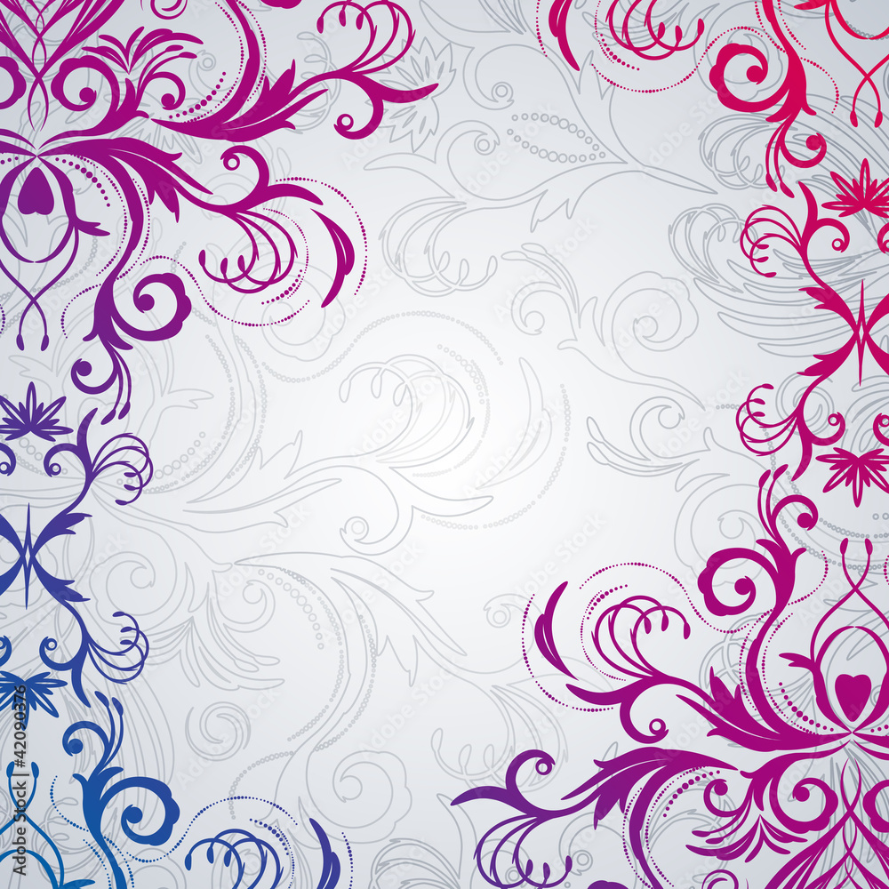 Abstract floral background with east flowers. Abstract floral background with east flowers.