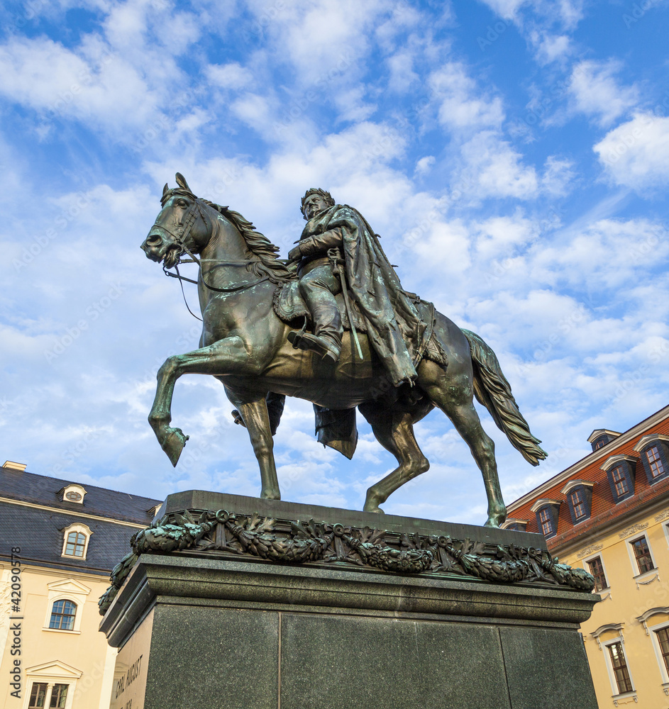 Fototapeta premium Carl-August Monument (Weimar)