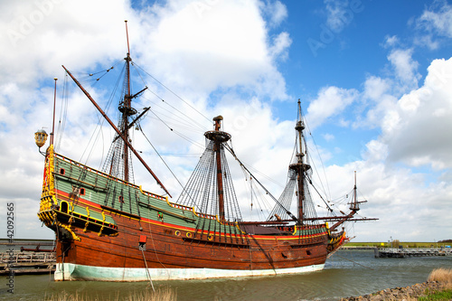 Replica of Dutch tall ship the Batavia photo