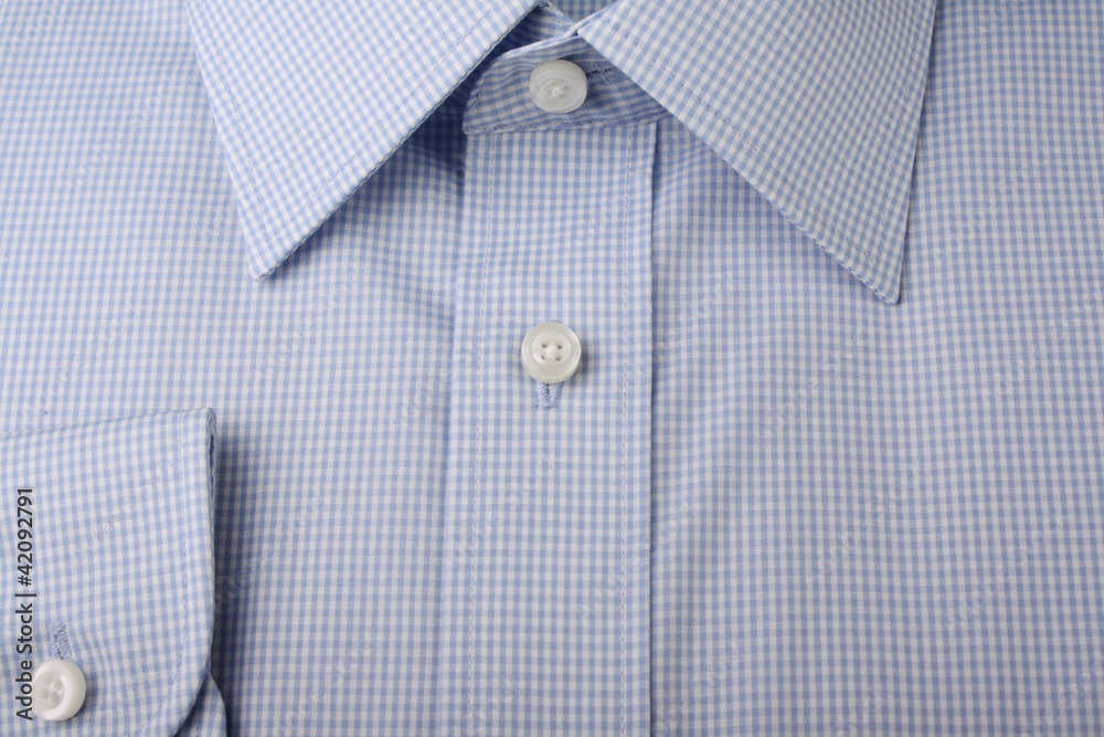 Blue Checked Pattern formal or business shirt Blue Checked Pattern formal or business shirt