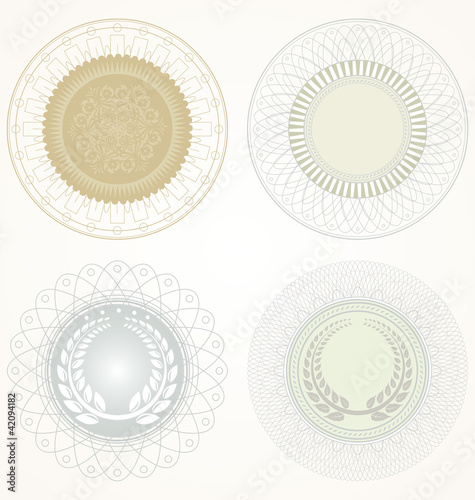 Document seals for coupon, diploma or certificate