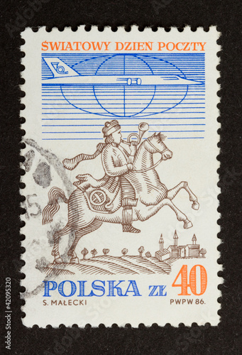POLAND - CIRCA 1980: Stamp printed in Poland