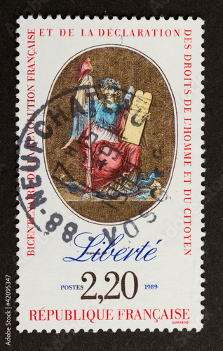 FRANCE - CIRCA 1980: Stamp printed in the France