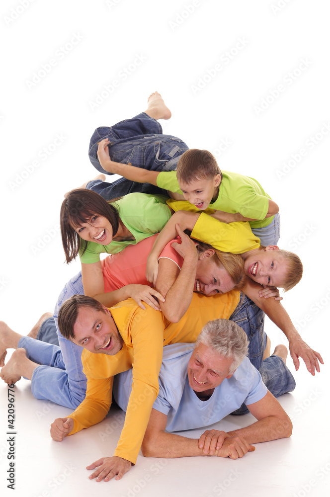 pile of people