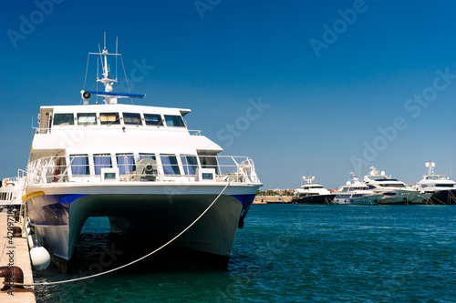 Port of Zadar city. Croatia