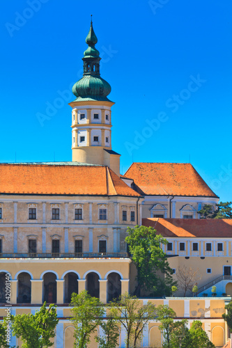 Mikulov (Nikolsburg) castle and town © Zechal