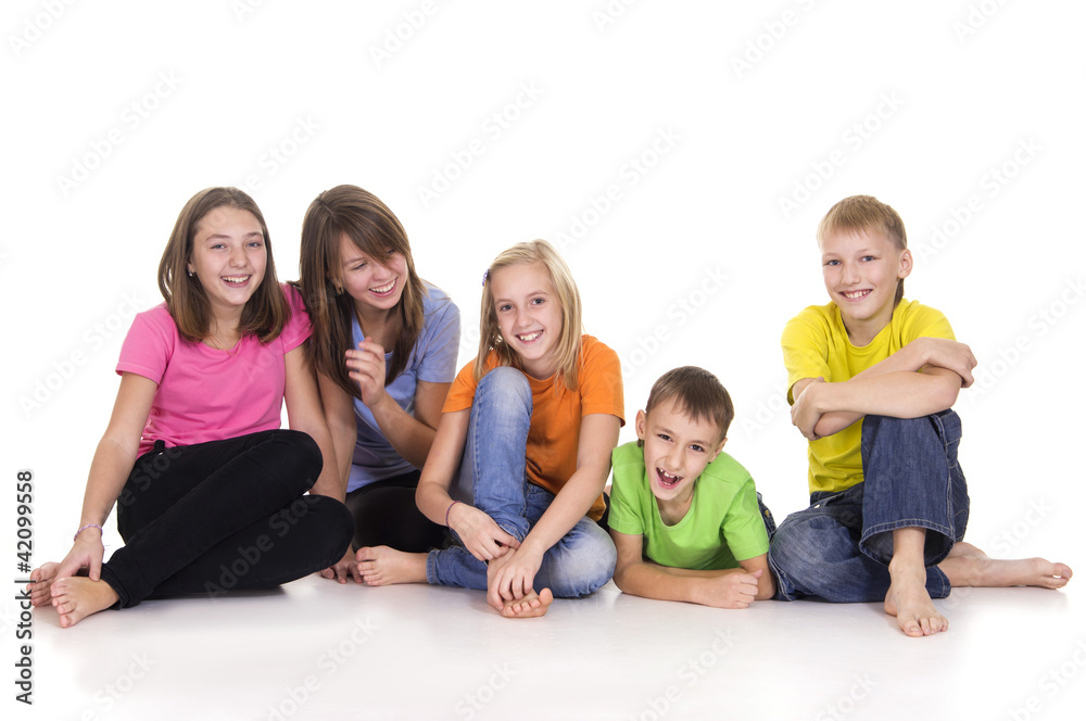 cute kids on white cute kids on white