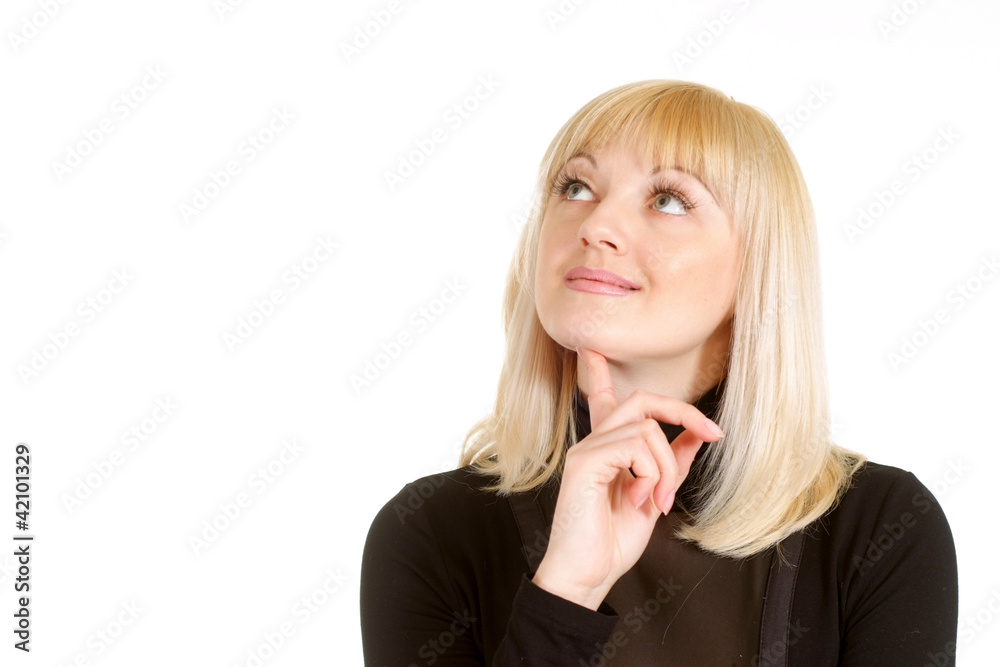 Portrait of a beautiful mercy blonde Caucasian woman Portrait of a beautiful mercy blonde Caucasian woman