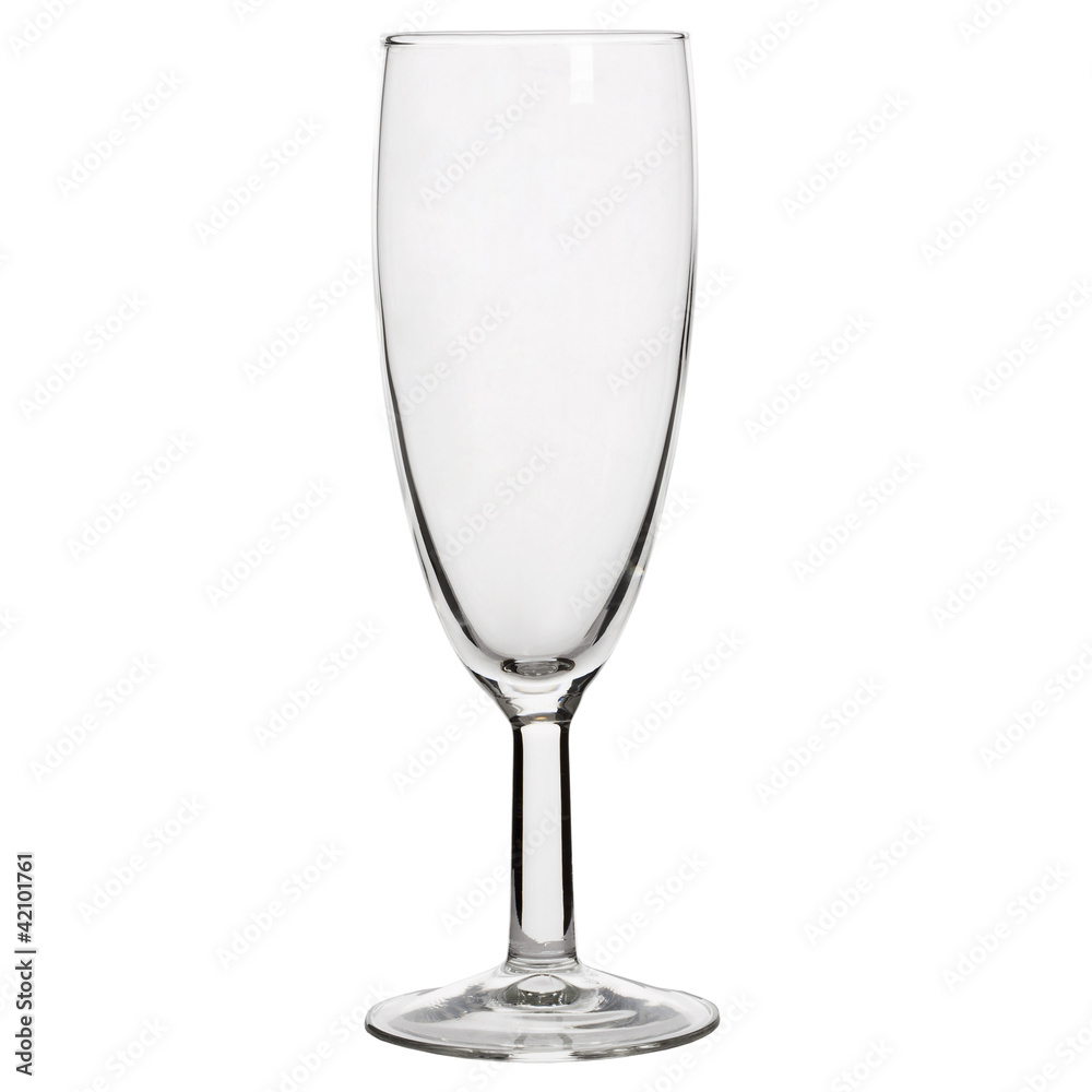 champagne glass clear isolated on white champagne glass clear isolated on white