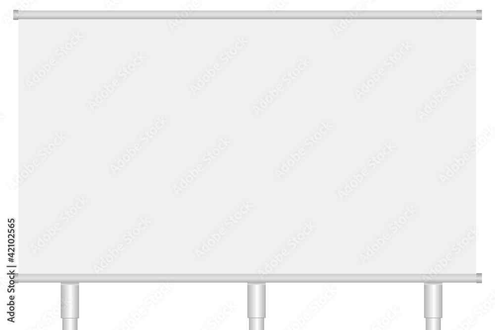 Obraz premium white billboard