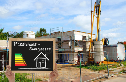 Passivhaus Baustelle photo