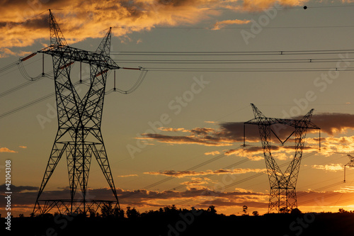Electricity tower providing energy distribution