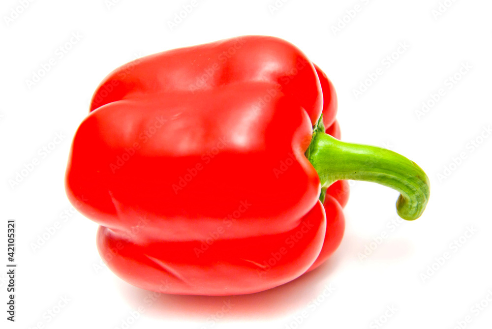 Single red pepper Single red pepper