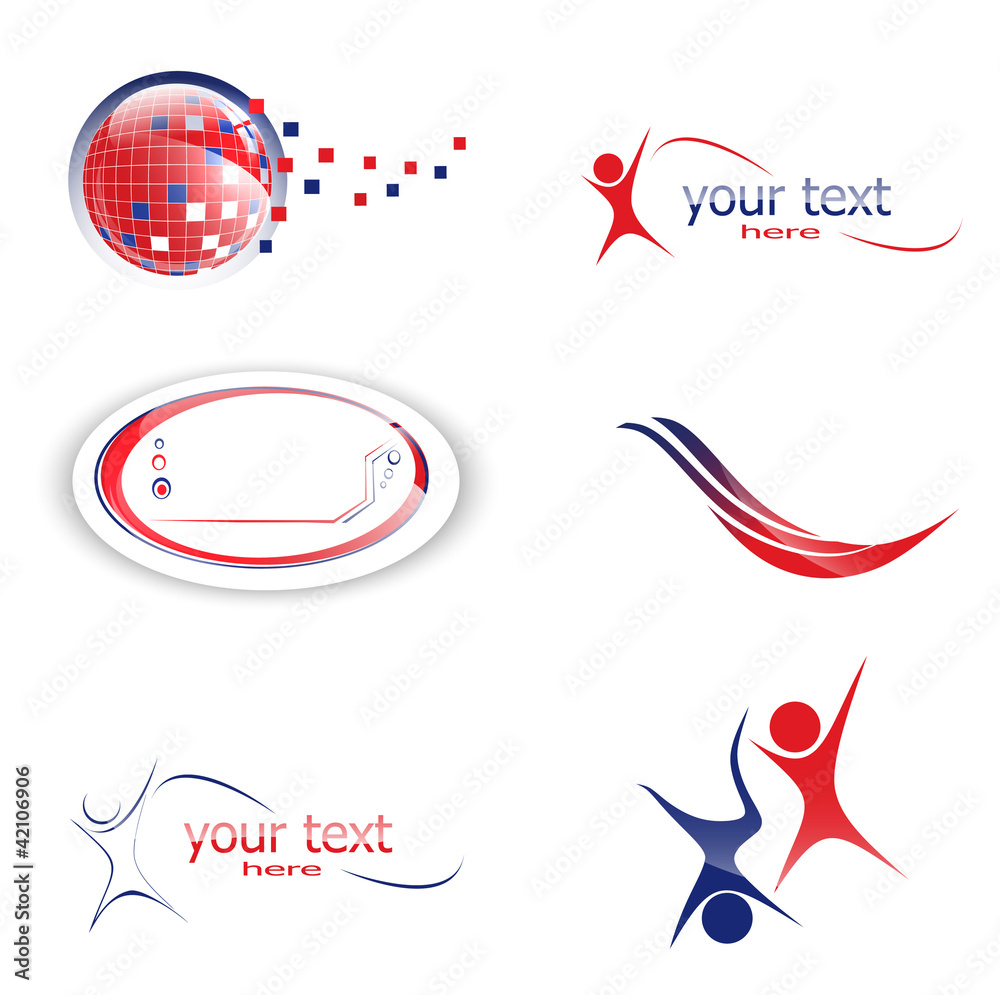 different design set of icons and symbols different design set of icons and symbols