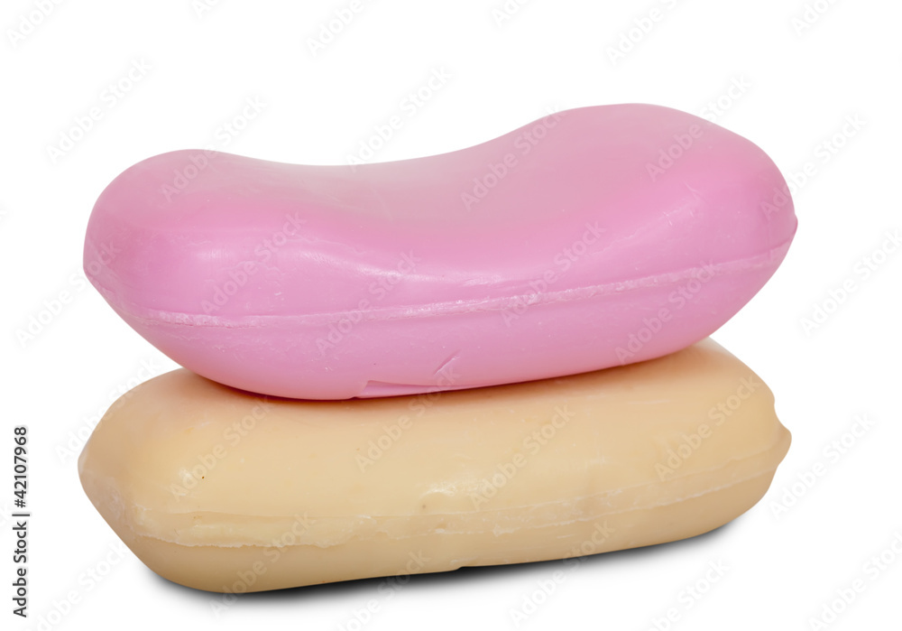 pink and white soap pink and white soap