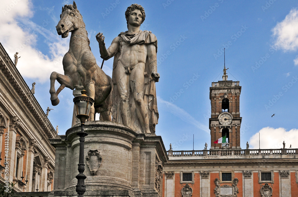 Fototapeta premium Roma, Piazza del Campidoglio