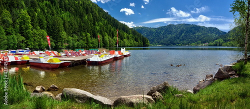 Lac de Xonrupt-Longemer, Hautes-Vosges, Alsace (Fr). photo