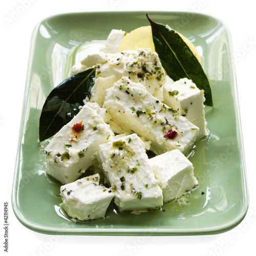 Marinated Feta Cheese with Bay Leaves