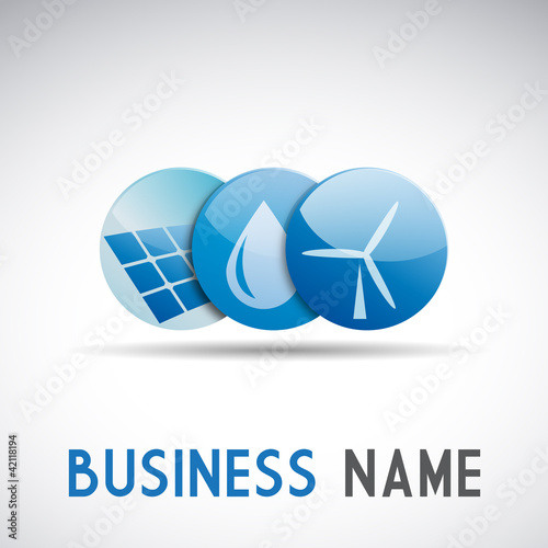 Logo alternative energy # Vector