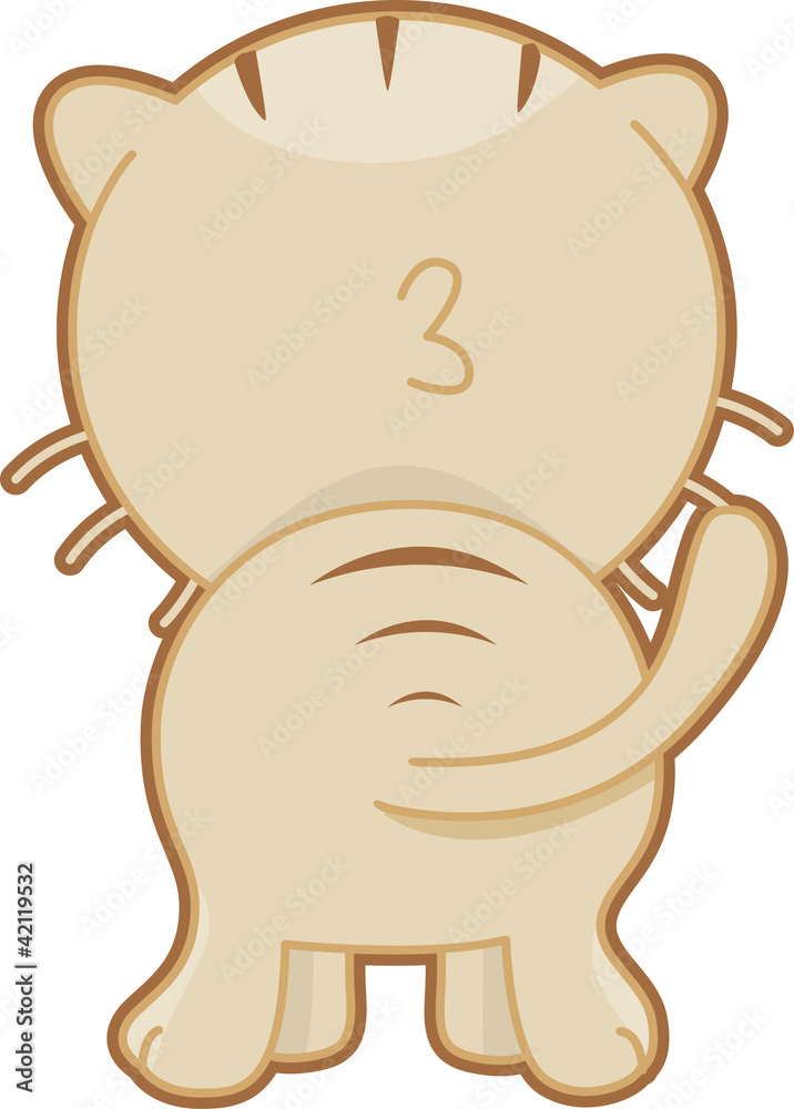 Obraz premium Cat Back