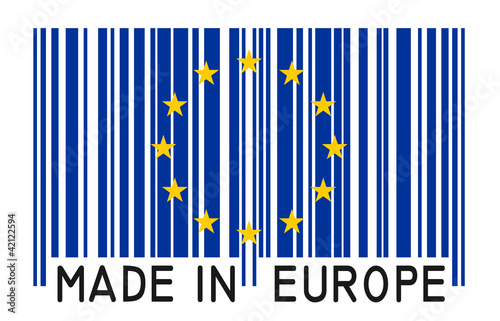 Strichcode - MADE IN EUROPE