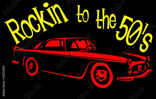 Chevies were rockin to the fifties, with neon signages...