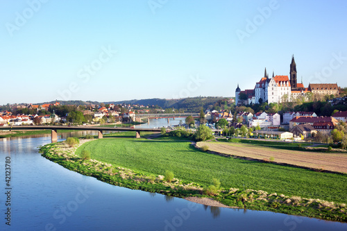 Meissen porcelain town in Saxony