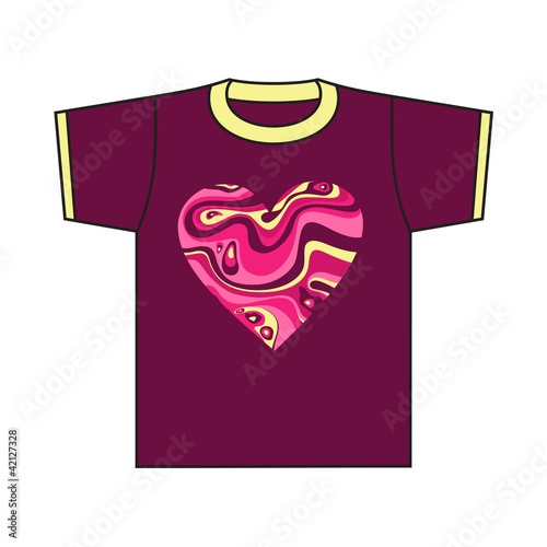 T-shirt  with heart