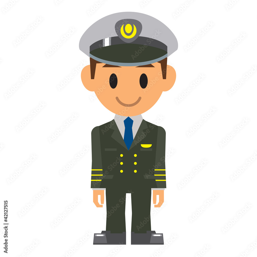 パイロット 車掌 イラスト Stock Vector Adobe Stock パイロット 車掌 イラスト Stock Vector Adobe Stock