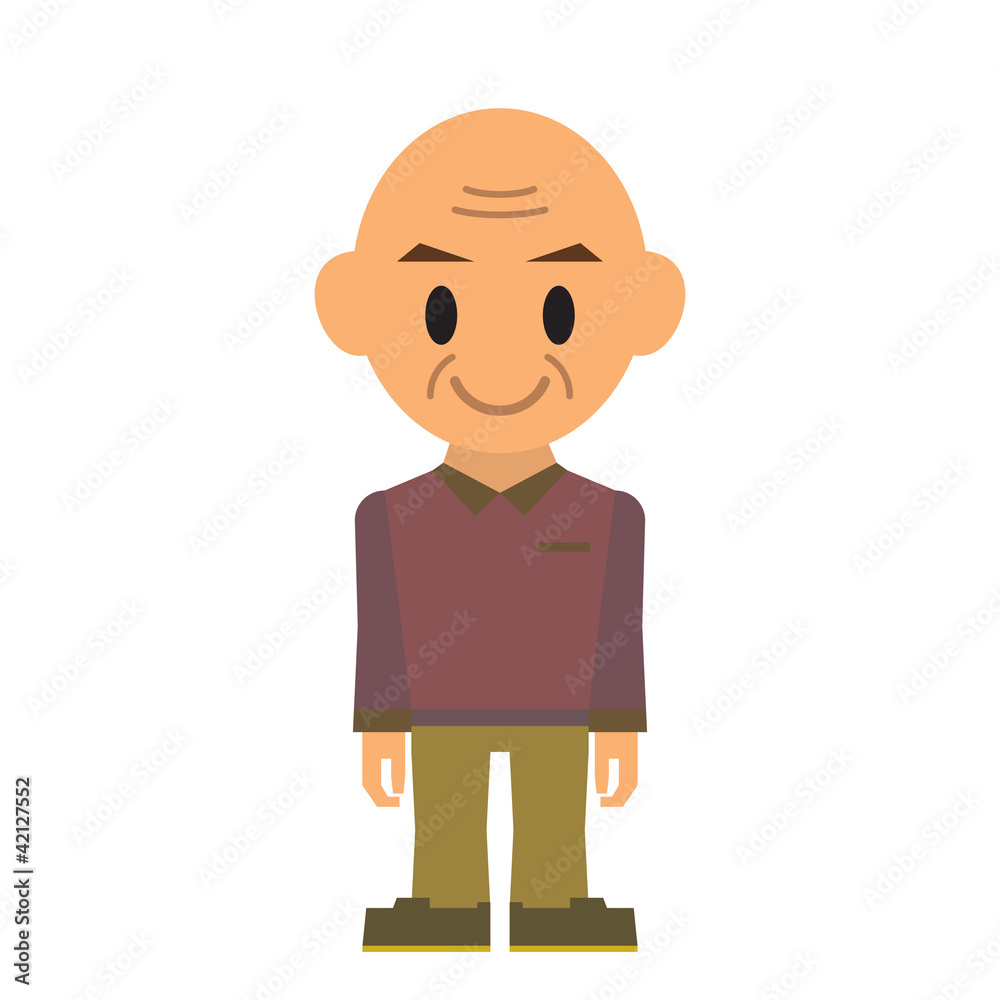 高齢者 老人 イラスト Stock ベクター Adobe Stock