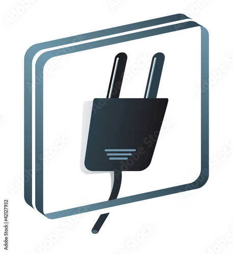 Elektroarbeiten Stecker Elektriker Piktogramm